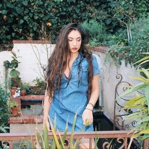 Mini Denim Dress